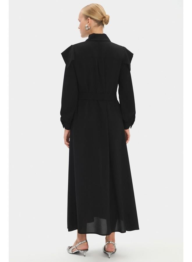 JUNE Belted Midi Dress - Image 5