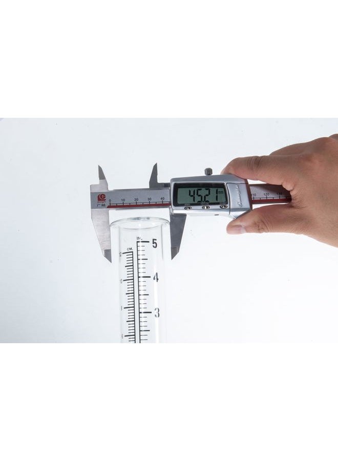 Mateda 5" Capacity Rain Gauge Glass Replacement Tube, Lip Design, Great for Yard Garden Outdoor Home (2) - Image 2
