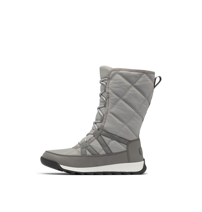 SOREL Women's Whitney ll Plus Tall Lace Waterproof Boot - Chrome Grey, Quarry - 8 - Image 5