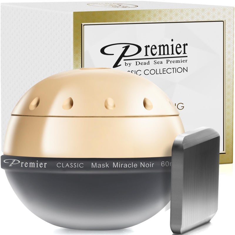 Premier Dead Sea Classic original Miracle Noir Mask, Age defying, detoxifying, hydrating, nourishing, exfoliating, anti oxidant All in one best mask 2.4 Fl oz. - Image 2