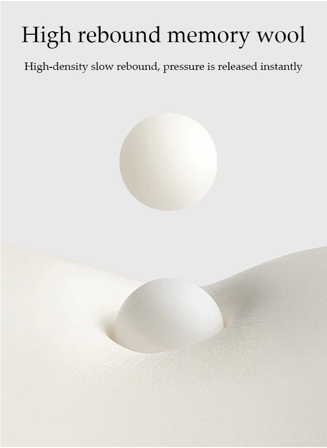 Wedge Pillow For Sleeping,  Sleeping Pillow，Multifunctional High Rebound Memory Cotton Leg Pillow, Ergonomic Cushion Pillow,With Small Pillow, Waterproof And Stain Resistant, Detachable, Can Relieve Pain, Suitable For The Head, Abdomen, And Chest，60 * 36 * 24cm