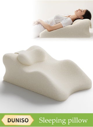 Wedge Pillow For Sleeping,  Sleeping Pillow，Multifunctional High Rebound Memory Cotton Leg Pillow, Ergonomic Cushion Pillow,With Small Pillow, Waterproof And Stain Resistant, Detachable, Can Relieve Pain, Suitable For The Head, Abdomen, And Chest，60 * 36 * 24cm - pzsku/ZA3B2EA8BF5E37FA38BDBZ/45/1745630744/6178c2f3-aefd-457c-b5a6-d8473f70f974