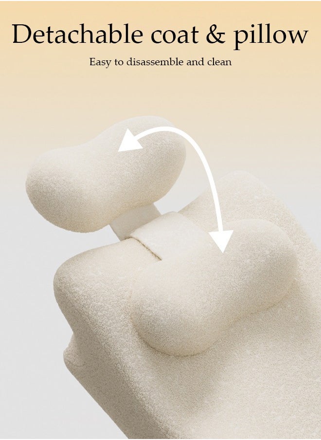 Wedge Pillow For Sleeping,  Sleeping Pillow，Multifunctional High Rebound Memory Cotton Leg Pillow, Ergonomic Cushion Pillow,With Small Pillow, Waterproof And Stain Resistant, Detachable, Can Relieve Pain, Suitable For The Head, Abdomen, And Chest，60 * 36 * 24cm