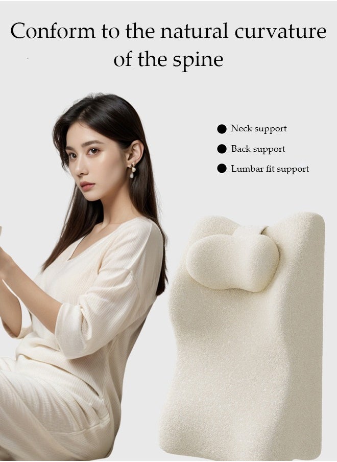 DUNISO Wedge Pillow For Sleeping,  Sleeping Pillow，Multifunctional High Rebound Memory Cotton Leg Pillow, Ergonomic Cushion Pillow,With Small Pillow, Waterproof And Stain Resistant, Detachable, Can Relieve Pain, Suitable For The Head, Abdomen, And Chest，60 * 36 * 24cm  - Image 4