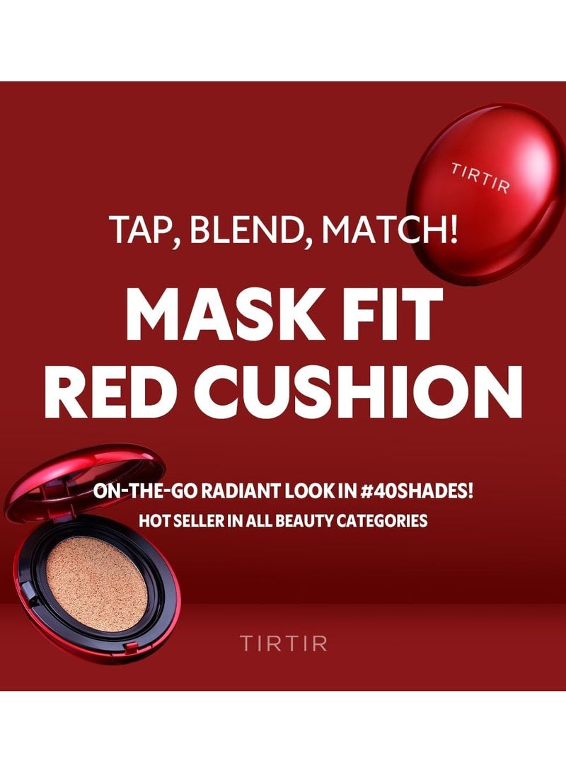 ترتر كوشن تيرتير ماسك فيت الأحمر بدرجة #21W عاجي طبيعي – 0.63 أونصة (18 غرام) – تغطية كاملة - Image 2