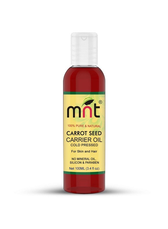 MNT Carrot Seed Carrier Oil (100ml) 100% Pure Natural & Undiluted For Tone the Skin, Enhance Skin Rejuvenation & mooth Wrinkles