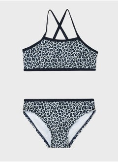 NAME IT Kids Leopard Print Bikini  - Image 1