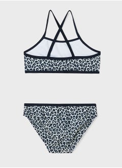 NAME IT Kids Leopard Print Bikini  - Image 2
