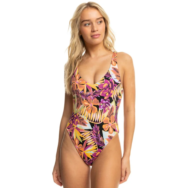 روكسي Printed Beach Classics One-Piece - Women