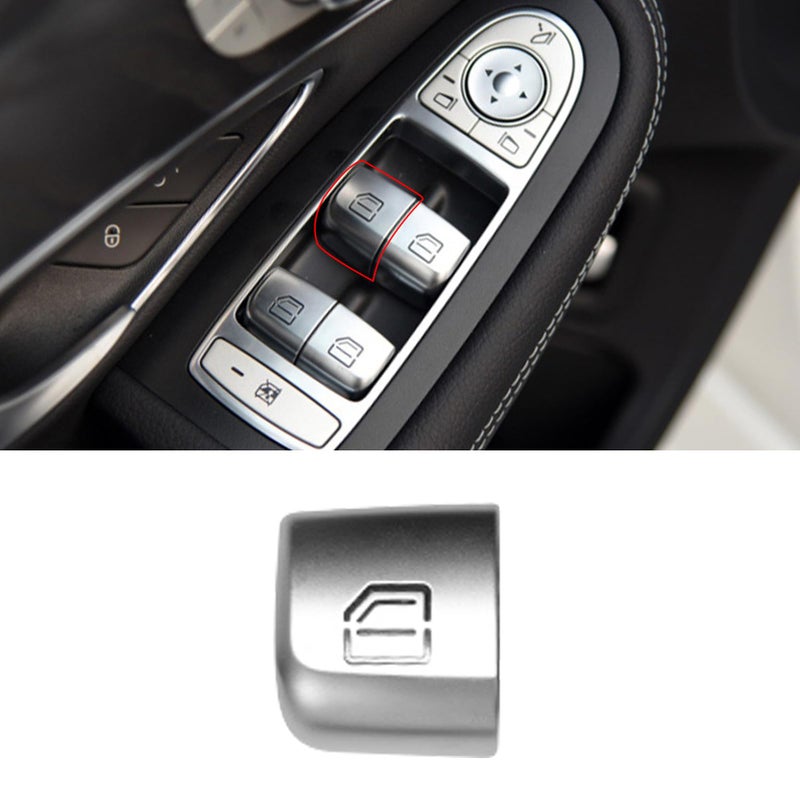 TTCRII Interior Window Glass Lift Switch Button for Mercedes C Class W205 20152021 and GLC Class 20162022 1 Pc Front Left Window Control Power Push Button Cover