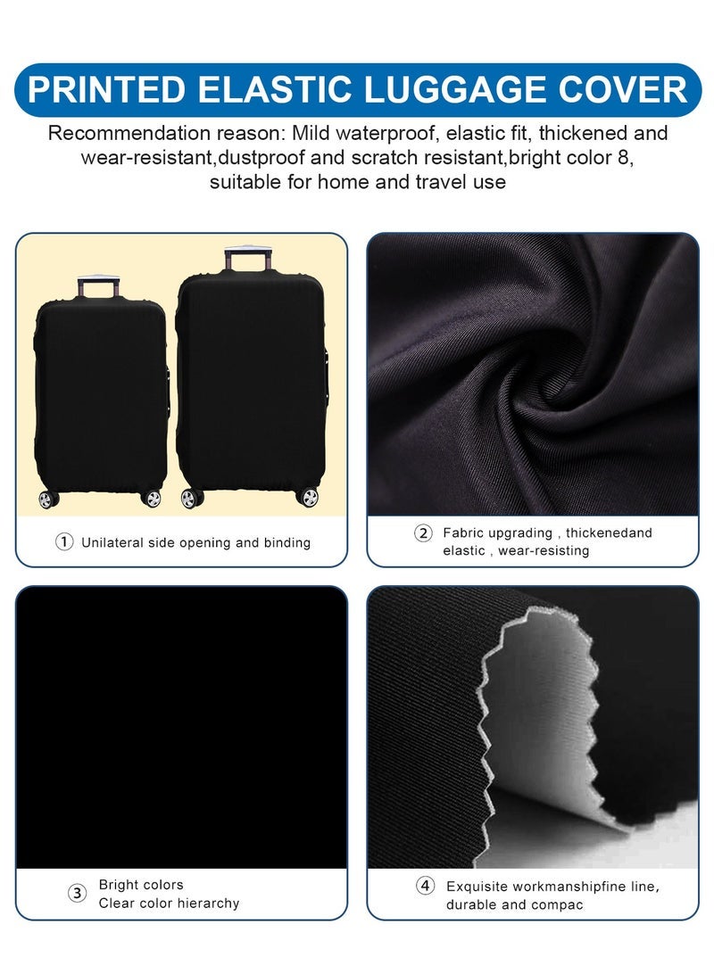 URbazaar Elastic Travel Luggage Cover Travel Suitcase Protective Cover for Trunk Case Apply to 18-30 inch luggage Suitcase Cover - Image 4
