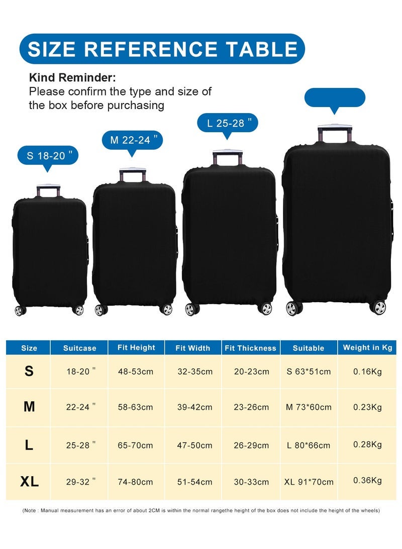 URbazaar Elastic Travel Luggage Cover Travel Suitcase Protective Cover for Trunk Case Apply to 18-30 inch luggage Suitcase Cover - Image 2