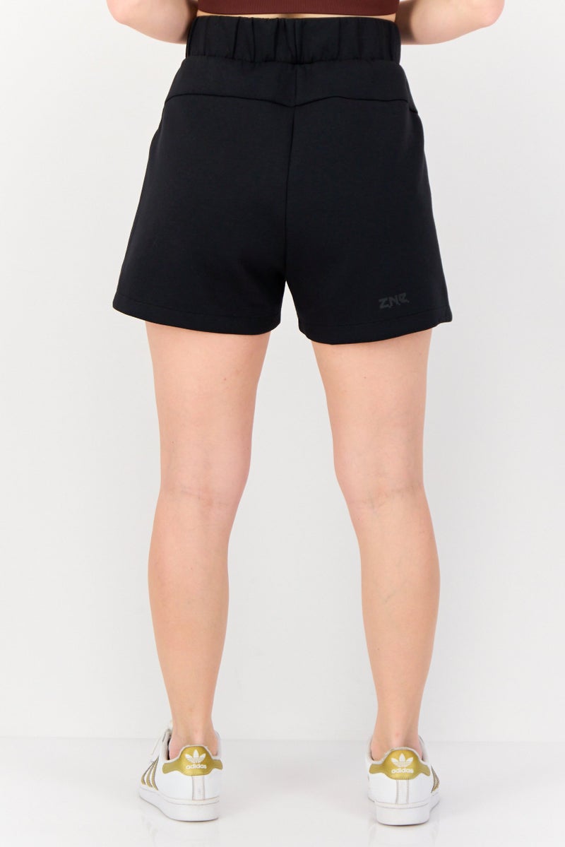 Adidas Women Sportswear Fit Outdoor Shorts, Black - Image 4