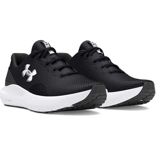 Under Armour Men's Charged Surge 4, (001) Black/Anthracite/White, 10.5, US - Image 4