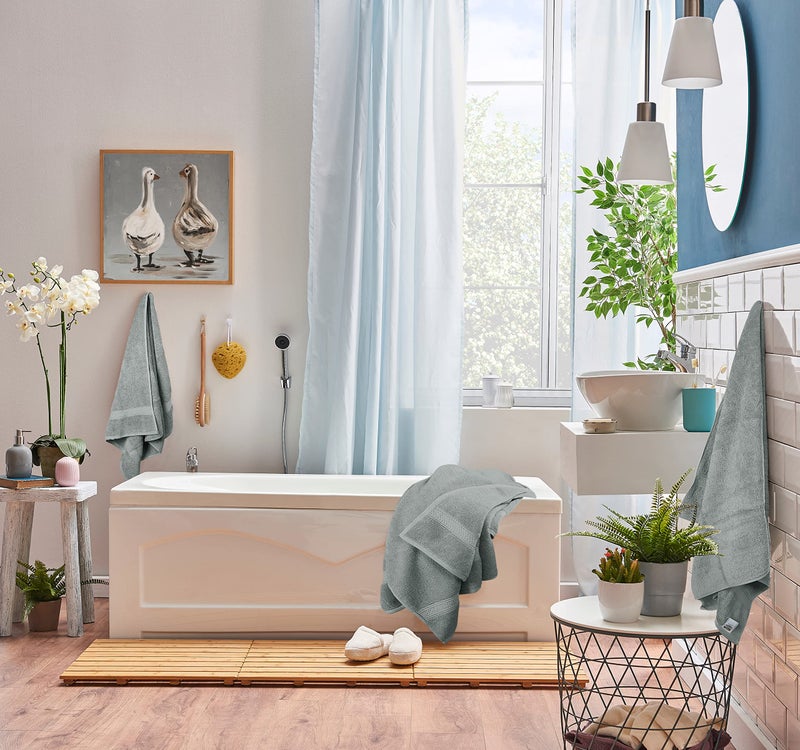 Utopia Towels 8 Piece Luxury Towel Set â€“ Majestic Plush, Super Absorbent & Quicker-to-Dry, Thick 100% Ring Spun Cotton Towels for Bathroom, Spa & Hotel â€“ 2 Bath, 2 Hand, 4 Washcloths, Cool Grey - Image 5