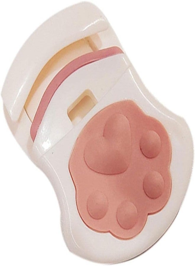 ATIMUNA Adorable Cat Paw Eyelash Curler - Small & Travel-Friendly Lash Curler for Women & Girls | Fast Natural Curl | Suits All Eye Shapes | Expert Makeup Tool with Silicone Replacement Pad - Image 3