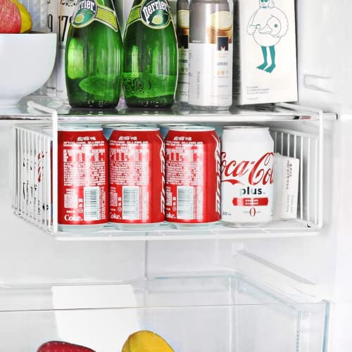 SUFAUY 2-Pack Under Shelf Basket Storage, Under Cabinet Paper Plate Dispenser Hanging Organizer Holds up to 22lbs, Add Shelves for Pantry Closet, 11.6“d x 12.6" w, White - Image 3