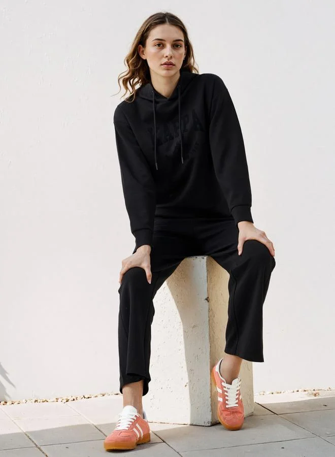 Kappa Kappa Women Printed Hooded Sweatshirt