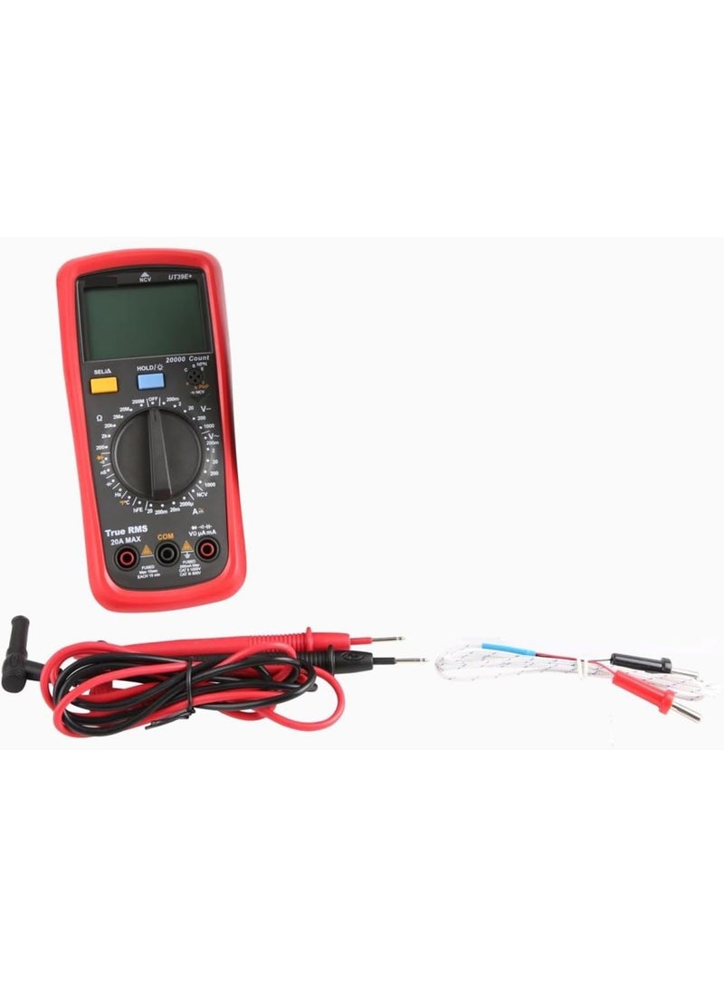 UNI-T Digital Multimeter UT39E+ Digital Multimeter Uni t 20A 1000V AC DC Handheld Multimetro Ture Rms Tester with 2000μF Capactitance Meausement - Image 4
