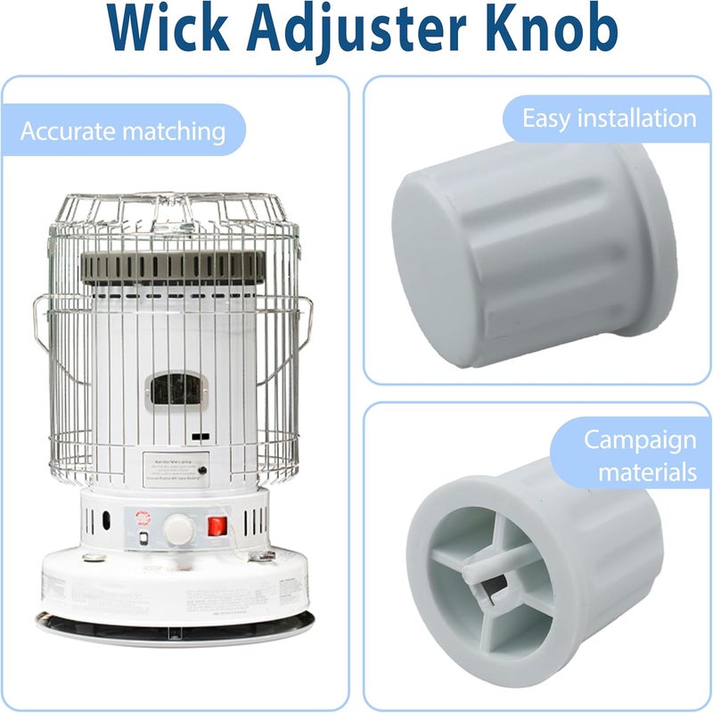 ActyGo Replacement Kerosene Heater Wick Adjuster Knob WS-CV14 08-1724 fits DuraHeat Dyna-Glo RMC-95C Kero-World KW-24 08-1724 - Image 3