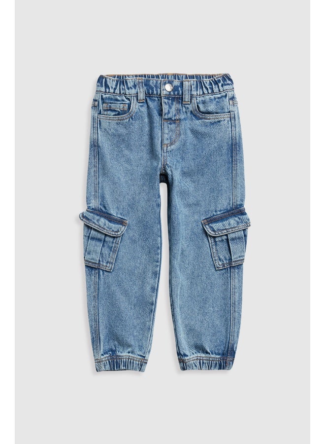 Mothercare Mid-Wash Jogger Jeans