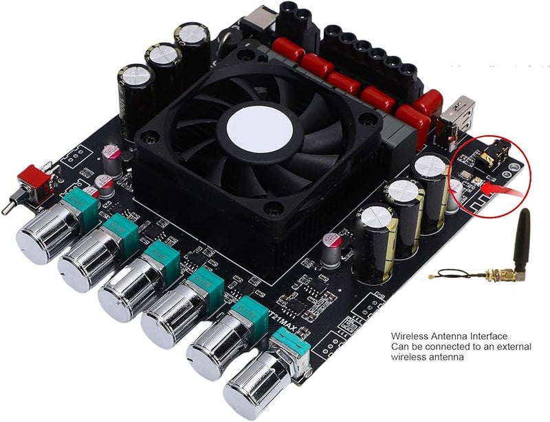 FTVOGUE 2.1 Channel 200Wx2 400W Digital Amplifier Board for Home Speaker TV Smartphone - Image 5