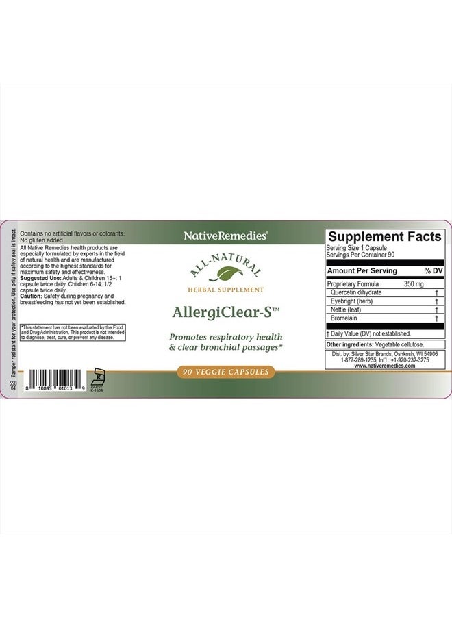 Native Remedies AllergiClear for Relief during Allergy Season (90 Tablets)  - Image 5