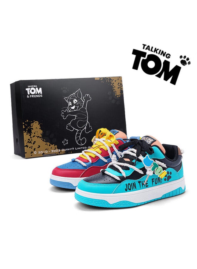 Talking Tom Uni Spring New Daily All-match Loafers Thick-soled Commuting Casual Trendy Shoes - Mandarin Duck Color 42 - Image 1
