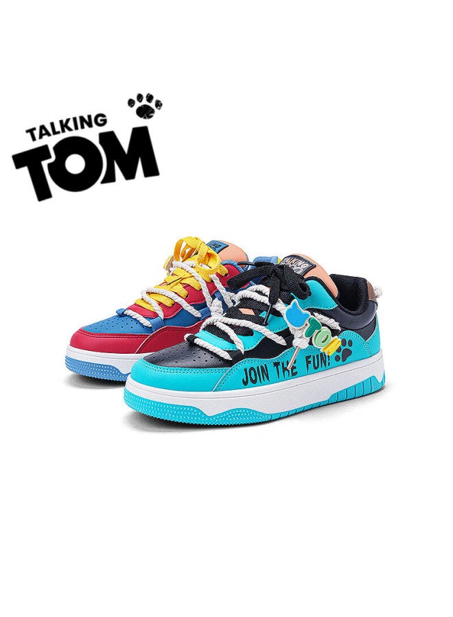 Talking Tom Uni Spring New Daily All-match Loafers Thick-soled Commuting Casual Trendy Shoes - Mandarin Duck Color 42 - Image 3