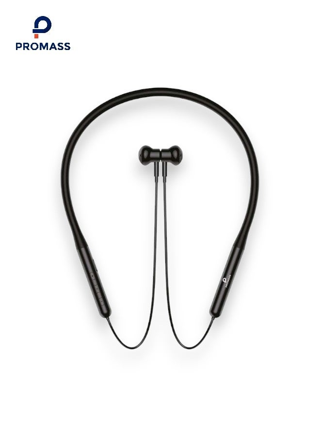 Promass Lightweight Open-Ear Bluetooth Sports Earphones with Microphone, Wireless Earbuds, Water and Sweat Resistant for Running, Cycling, Driving and Workouts, Compatible with All Mobile Phones such as iPhone, Galaxy, Huawei and Others - Image 1