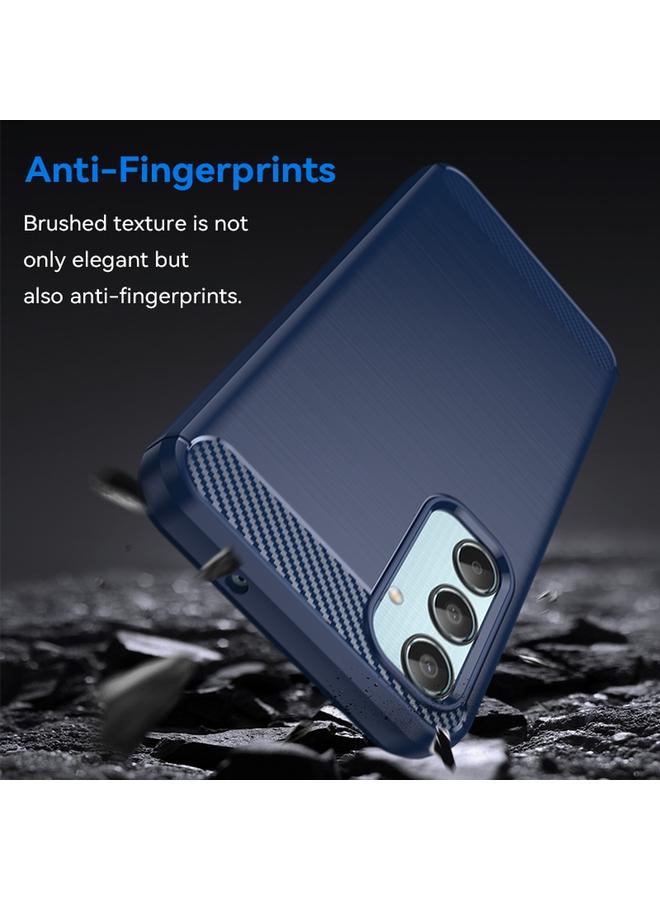اس-توب جراب لهاتف Samsung Galaxy M35 مصنوع من ألياف الكربون المصقولة ومصنوع من مادة TPU - Image 3