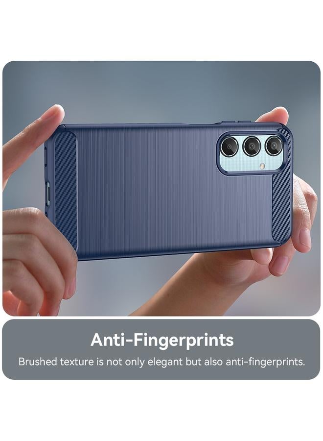 اس-توب جراب لهاتف Samsung Galaxy M35 مصنوع من ألياف الكربون المصقولة ومصنوع من مادة TPU - Image 5