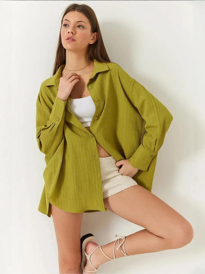 بيانكو لوتشي قميص بوبلين واسع من لوتشي