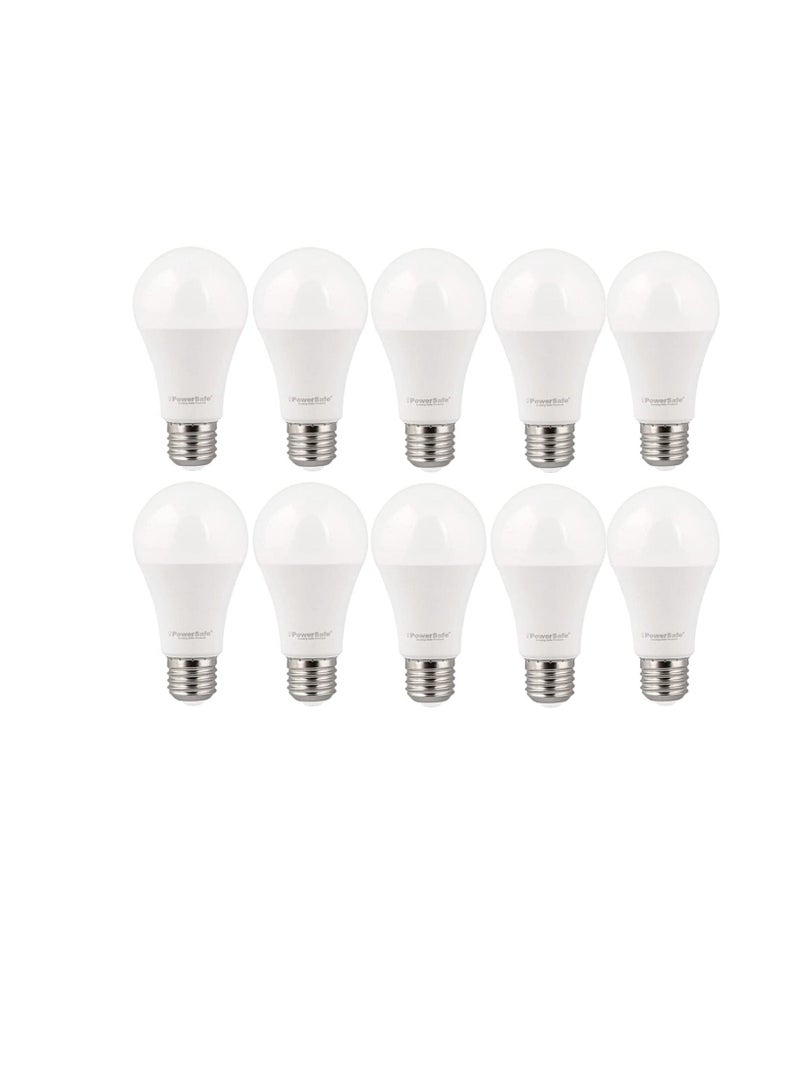 Powersafe Energy Saving 15W LED Bulb 1350 Lumen Day Light E27 Holder with Surge Protection Pack of 10 - Image 1