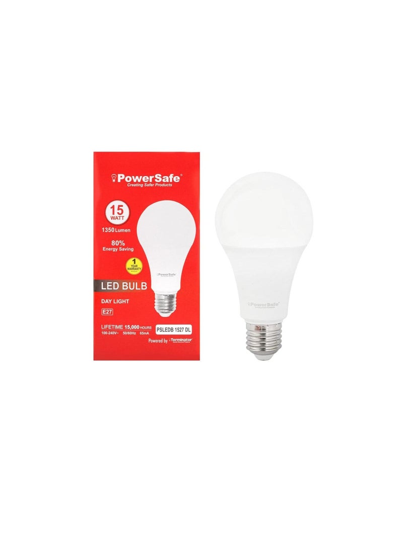 Powersafe Energy Saving 15W LED Bulb 1350 Lumen Day Light E27 Holder with Surge Protection Pack of 10 - Image 2