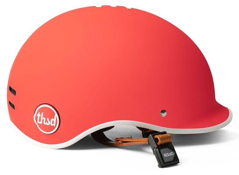 Thousand خوذة دراجة نارية للبالغين - مجموعة التراث - أحمر شروق الشمس، متوسط - Image 2