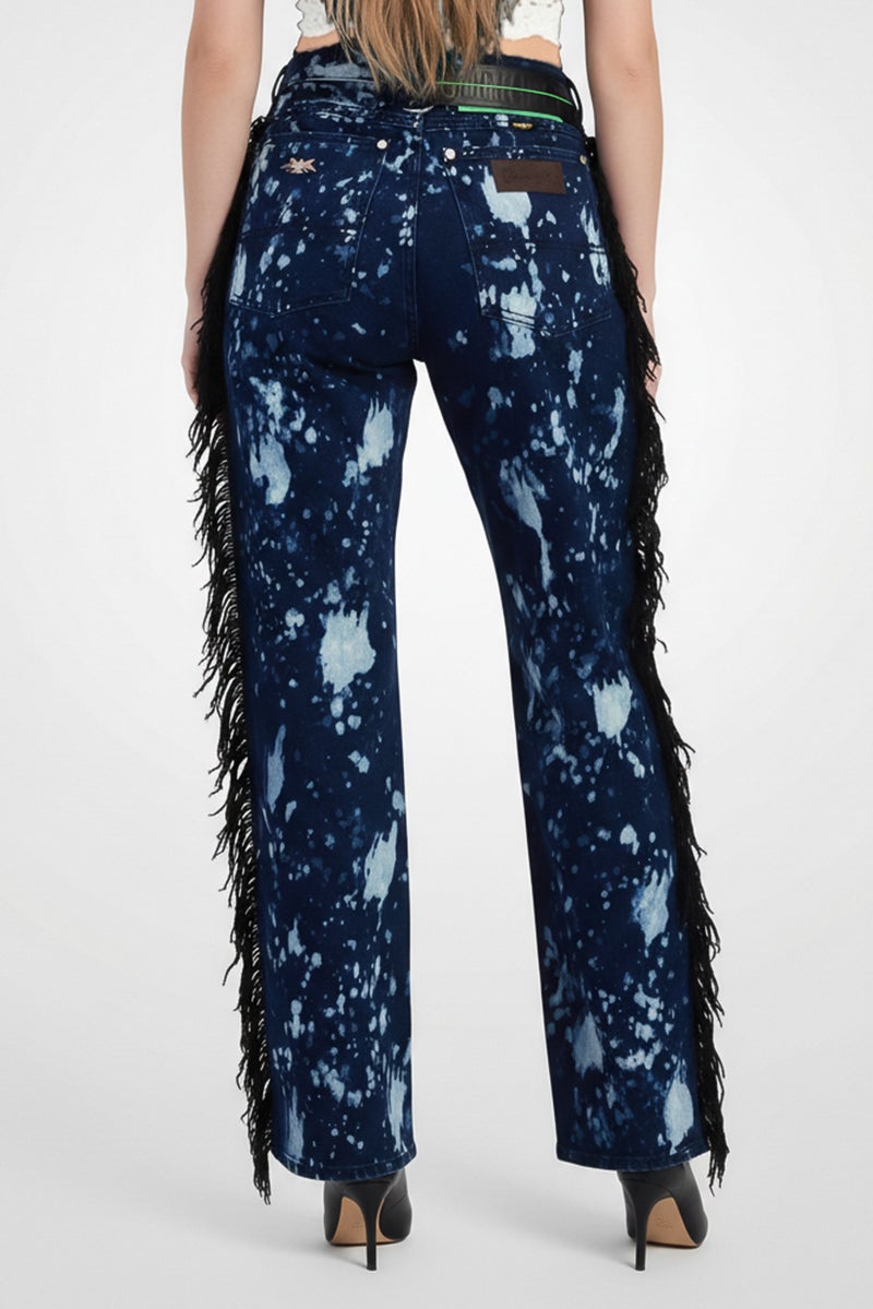 Wrangler Women Regular Fit Color Splash Wide Leg Jeans, Multicolor - Image 3