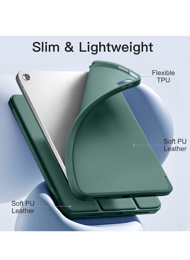 DUSALA Compatible with iPad 10th Generation Case 10.9 Inch 2022, Slim Trifold Stand Protective Cover with Pencil Holder, Soft TPU Back, Auto Sleep/Wake Function, Lightweight, Durable, and Easy to Carry - Image 3