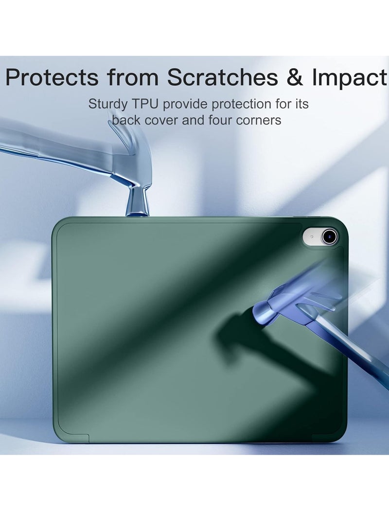 DUSALA Compatible with iPad 10th Generation Case 10.9 Inch 2022, Slim Trifold Stand Protective Cover with Pencil Holder, Soft TPU Back, Auto Sleep/Wake Function, Lightweight, Durable, and Easy to Carry - Image 4