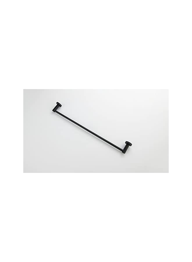 promass Matte Black Single Towel Bar – Wall-Mounted Modern Bathroom Towel Rod & Rail - Image 3