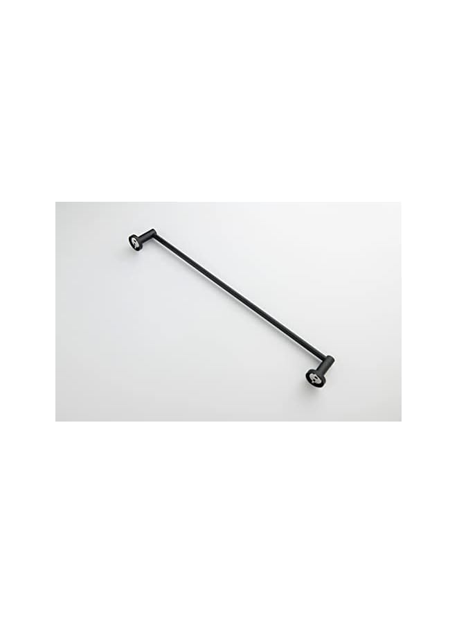 promass Matte Black Single Towel Bar – Wall-Mounted Modern Bathroom Towel Rod & Rail - Image 4