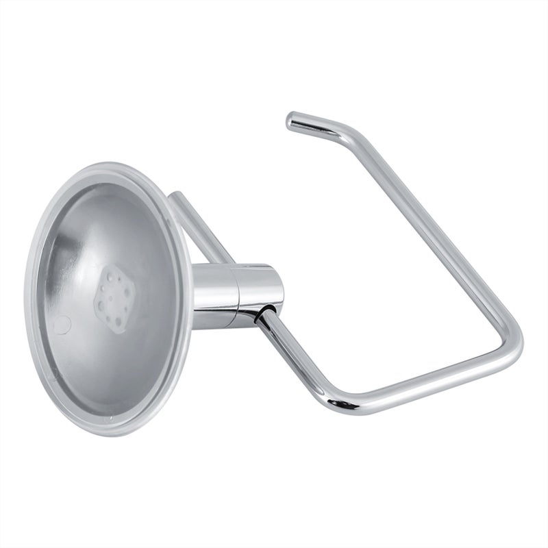 Stainless Steel Bathroom Toilet Suction Cup Paper Roll Holder Bar WallMounted Rack - Image 2