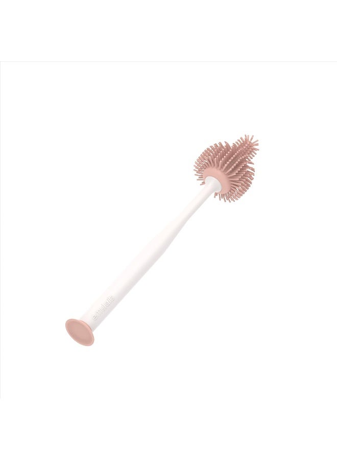Emulait 360Â° Cleaning Silicone Baby Bottle Brush with Suction Stop for Upright Storage - Image 1