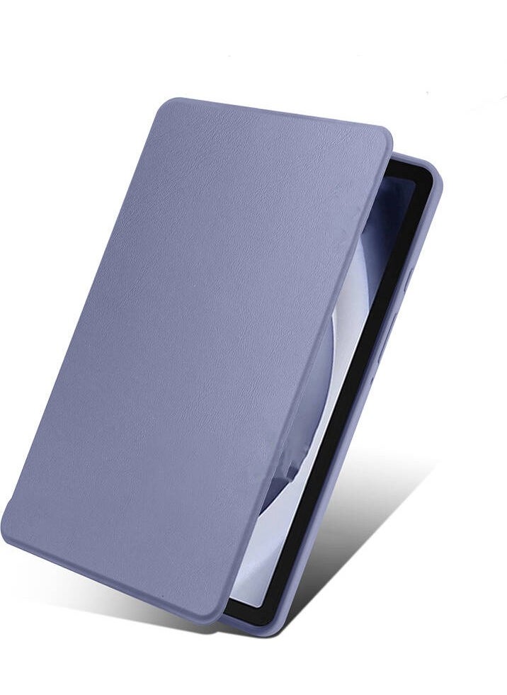 BBS Teknoloji Grup - BBS Technology Group Galaxy Tab A9 Plus Case Zore Thermal Pen Compartment Rotatable Stand Case-Pink - Image 1