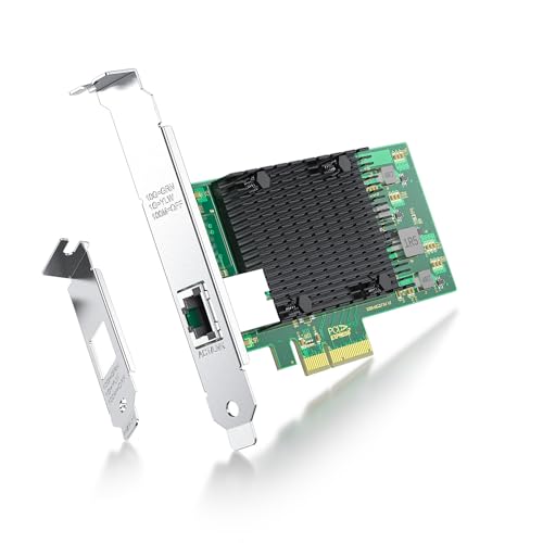 ipolex 10Gb Network Card Intel X550-T1 Ethernet Card, PCIe v3.0 x4, Single RJ45 Port, with Intel X550-AT Controller, 1G/10G Multi-Rate Ethernet LAN Adapter Support Windows Server/Windows/Linux/Vmware - Image 1