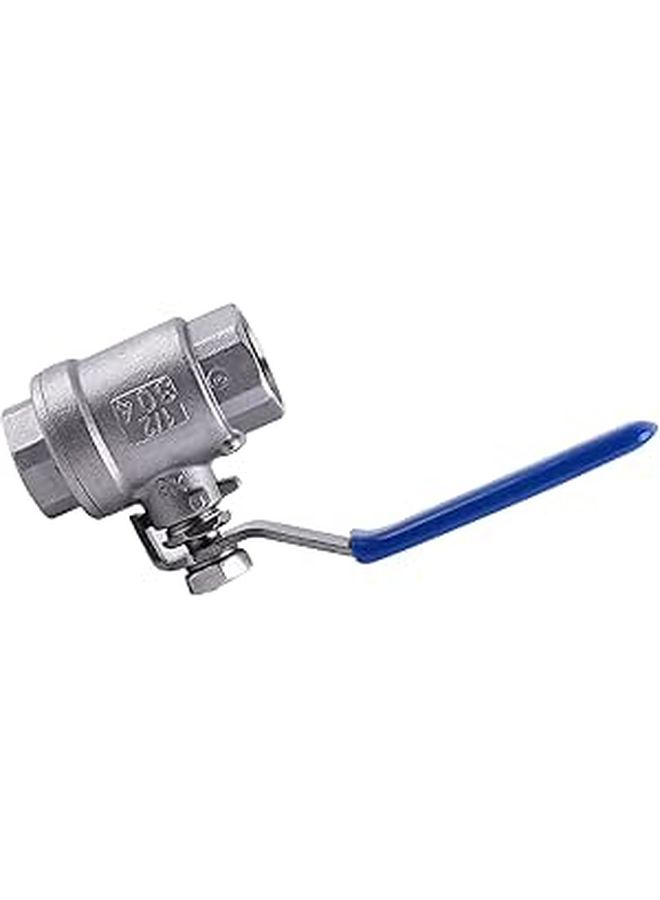 SS304 Full Port 2 Way Ball Valve 1 2 BSPT Top Loading Low Torque - Image 1