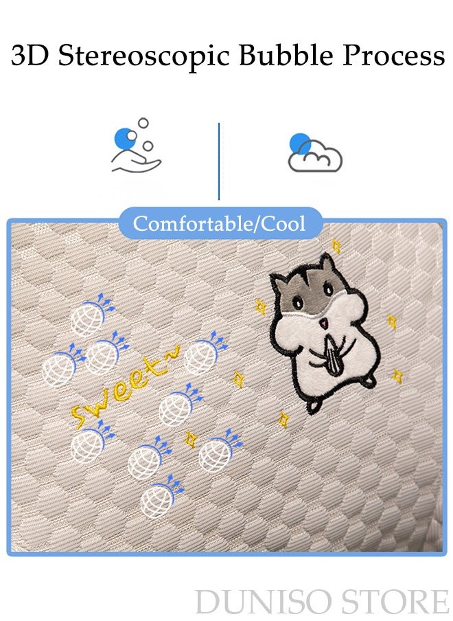 DUNISO - Husband Pillow Backrest with Arms Adult Reading Pillow Shredded Memory Foam, Ultra-Comfy Removable Microplush Cover and  Detachable Neck Roll Unmatched Support Bed Rest Sit Up Pillow - Image 1