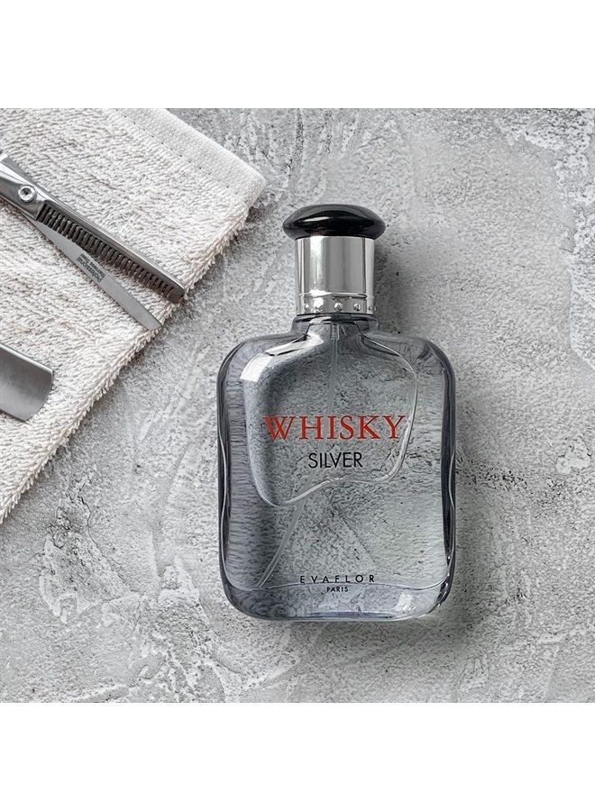 WHISKY عطر سيلفر للرجال 100 مل - Image 2