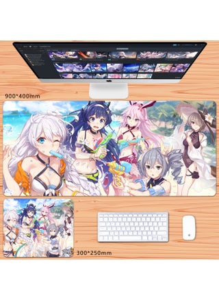 No Overlock Honkai Impact 3 Mouse Pad Extra Large Animation Kiana Dem Lisa Alicia Two-Dimensional Notebook-Color:80x30cm Thickness 3mm-Pattern:Beach - pzsku/ZA3B4AC97C8091335A398Z/45/1746194615/726c9b78-9e17-4dac-85db-24bbff637bf0