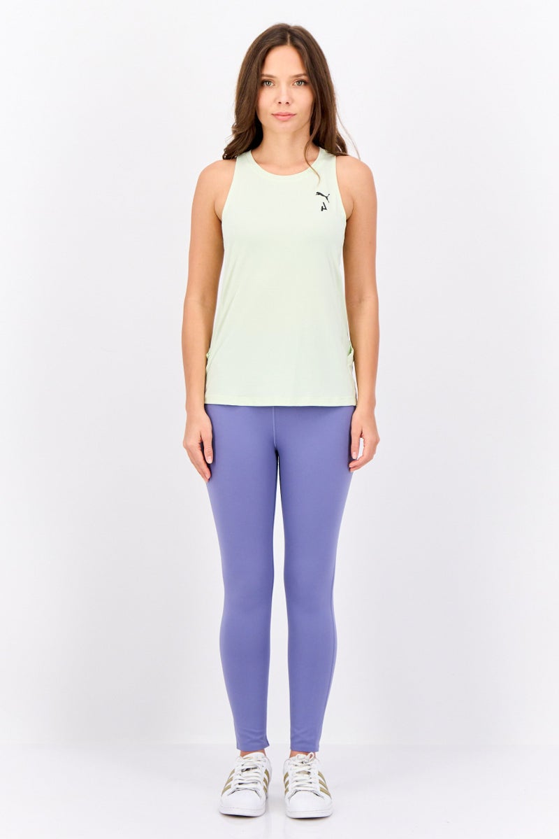 PUMA Women Sportswear Fit Sleeveless Training Top, Mint Green - Image 3